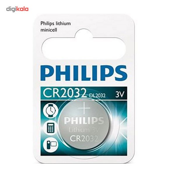 Philips CR2032 minicell باتری سکه ای فیلیپس مدل CR2032