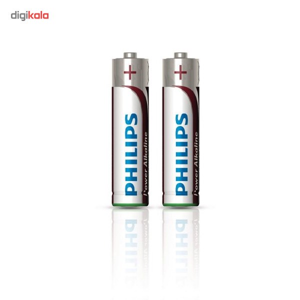 باتری نیم قلمی فیلیپس Power Alkaline AAA - بسته دو تایی